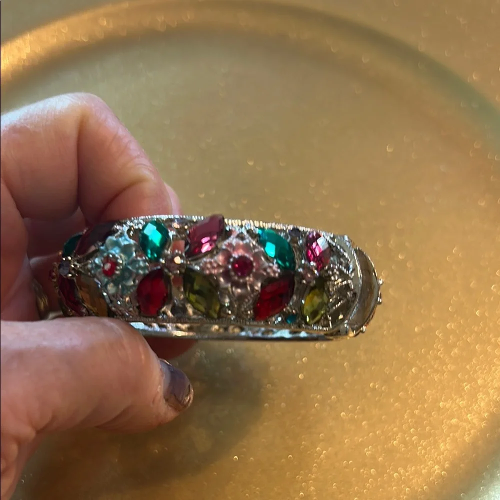 Elegant Multicolor Gemstone Bracelet